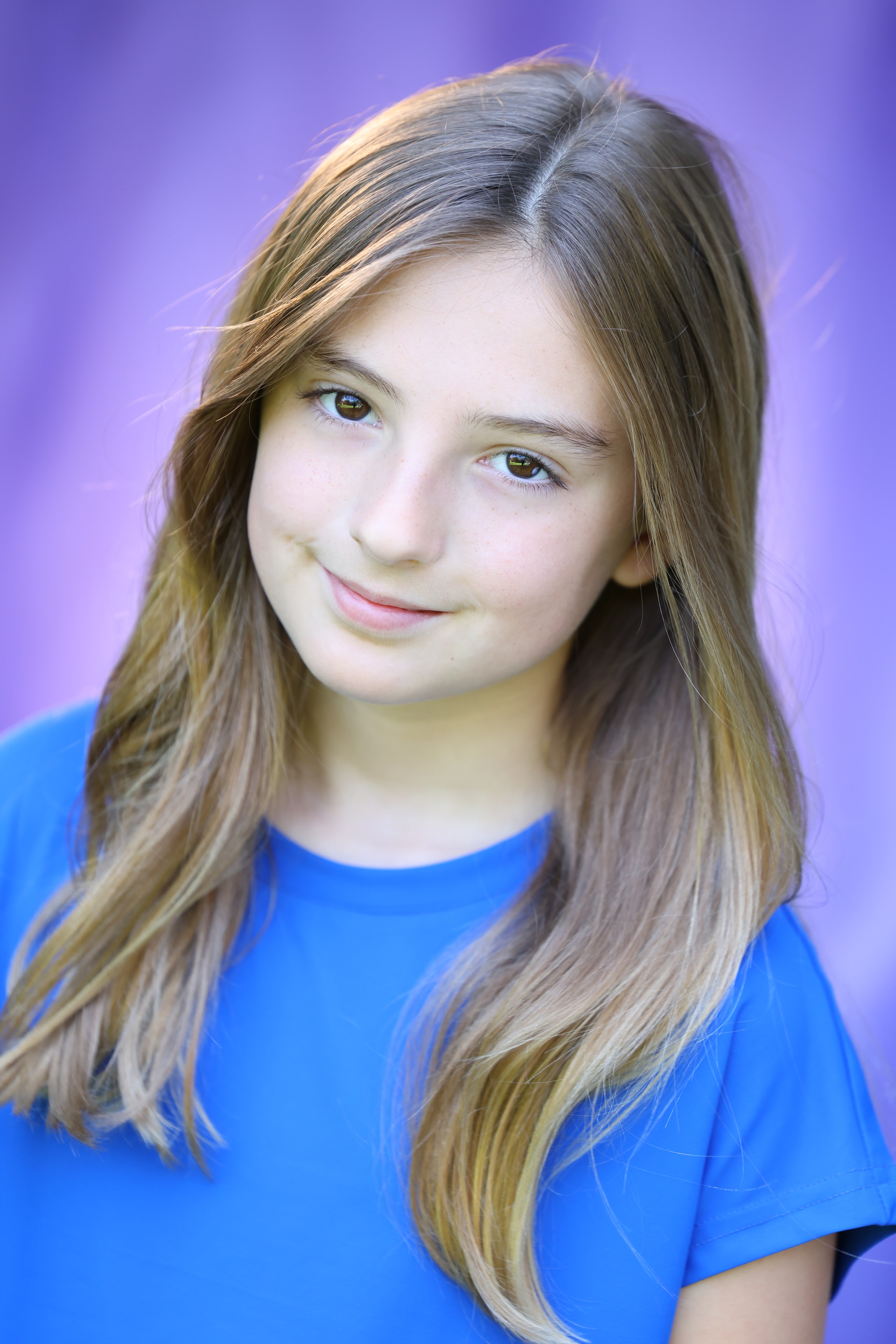 Dramatic headshot — actress portrait